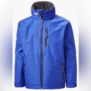 Helly Hansen Crew Jacket Fleece Lined - Royal Blue - Size 12 EUC